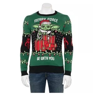 NWT Men’s Ugly Christmas Sweater - Star Wars M